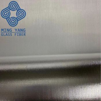 Aluminumized Fiberglass Cloth Fabric AGC190 Origin China HS Code 760720 Trademark customized Refractoriness -30~300℃ Transport Package - Jiangxi Ming Yang Glass Fiber Co., Ltd. - China
