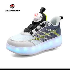 Kids Unisex Athletic Walking Shoes Slip on Casual Comfortable Roller Skate Ex-25s4045 - QUANZHOU QIRUN TRADING CO., LTD. - China