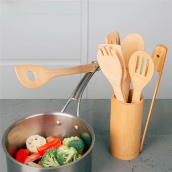 Kitchen Cookwares 8 Pieces Bamboo Kitchen Cooking Utensils Set - Ningbo General Union Co., Ltd. - China