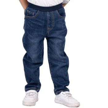 Custom Washed Light Blue Boys Denim Comfortable Children Casual Jeans - Spring Fashion Co., Ltd - China
