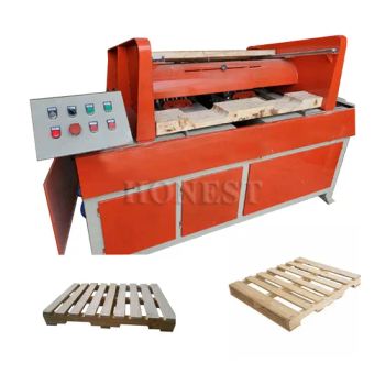 High Performance Wooden Pallet Production Line / Wood Pallet Making Machine / Notching Machine - Zhengzhou Honest Machinery Co., Ltd. - China