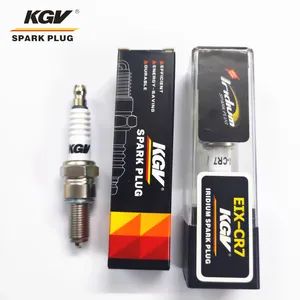Indexing Spark Plugs for Motorcycle Ignition Origin China Trademark KGV Model NO. EIX-CR7 Stroke Two Stroke HS Code - LIYANG INDUSTRIAL & TRADING DEVELOPING CO., LTD. - China