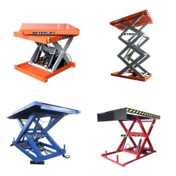 1ton-10ton 1m-4m Small Hydraulic Hoist Scissor Lift Table Movable Work Platform Lifts - SHANDONG BELIFT MACHINERY CO., LTD. - China