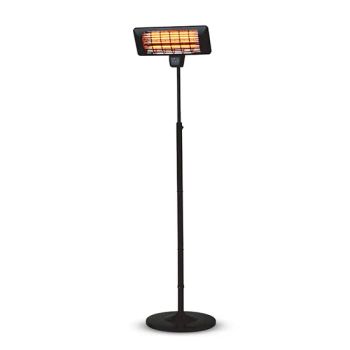 Outdoor Patio Heaters with Remote Control Free Standing Power 2000W Origin China Model NO. LOH-18E Packing Color Box Trademark OEM&ODM - Cixi Jemell Electrical Appliance Co., Ltd. - China