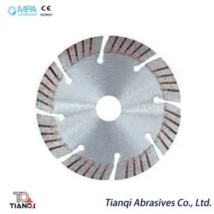 China Manufacture 125mm Helical Type Granite Sintered Circular Diamond Saw Blades - Tianqi Abrasives Co., Ltd. - China