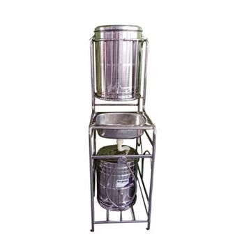 Wedding steel wash basin Type Double Bowl I Deal In New Only Material Stainless Steel Country of Origin Made in - Abhinandan Sarees - India