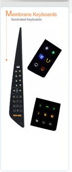 Illuminated Keyboards Illumination Method El Lamps, Leds, Lgf Intended Application Military, Medical, Human – Machine - Keetronics - India