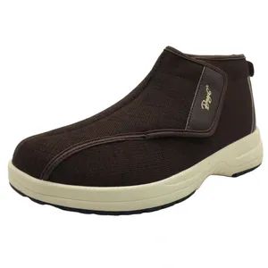 JDS DS02-004-D Ortho Diabetic Shoes Brown Unisex Mesh EVA Insole 15D Shock Absorption - Xiamen Jds International Trading Co., Ltd. - China