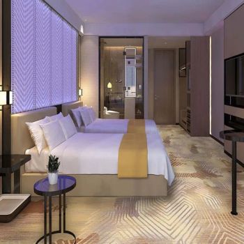 Modern Hotel Room Axminster Woven Wool Blend Wal-to-Wall Carpets for Commercial Banquet Halls - Hefei Dongfang Qifu Carpet Co., Ltd. - China