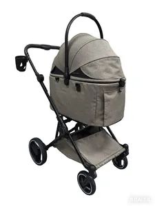 Factory Cat Stroller Foldable Pet Products Dog Carrier Trolley Jogging Pet Travel Stroller - Zhongshan Evaster Children's Products Co., Ltd - China