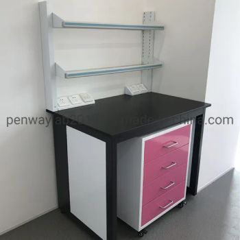 Full Steel with Movable Cabinets Chemistry Lab Wall Bench Island Bench - Guangzhou Penway Lab Equipment Co., Ltd. - China