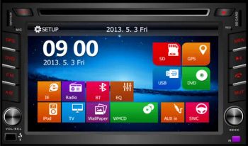 2 DIN Universal Car DVD Player with 6.2 Inch Screen GPS Navigation System - Jiangmen Meisound Electronics Technology Co., Ltd. - China