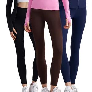 Adck42023 Autumn and Winter Light Fleece High Waist Tight Keep Warm Butt Lifting Nude Leggings Exercise Fitness Yoga Leggings. - Hangzhou Shangyou Apparel Co., Ltd. - China