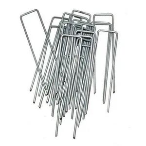 6X1X6 Inch 11ga (0.12inch) SOD Staples Garden Pins Netting Stakes Ground Spikes Landscape Cover Pegs Anti-Rust Galvanized - TIANJIN JINGHAI COUNTY HONGLIINDUSTRY AND BUSINESS CO., LTD. - China