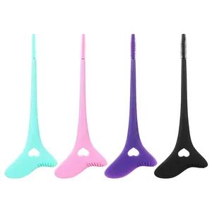 Multifunction Reusable Silicone Eyeliner Stencils Wing Tips Marscara Drawing and Lipstick Wearing Aid Face Cream Mask Applicator Silicone Eye Makeup Tool - Shenzhen Hewang Silicone Product Co., Ltd. - China