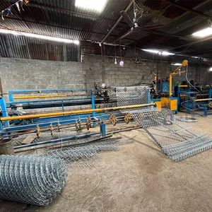Fully-Automatic Fence Making Machine Double Wire Chain Link Fence Weaving Making Machine - Hangzhou Metal Tech Co., Ltd - China