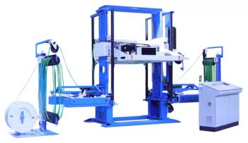 Fully Automatic Vertical Pallet Wrapping Machine PP Pet Strapping Machine - Suzhou Jiajun Packing Machinery Co., Ltd. - China
