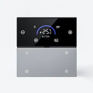 Home/Office Wall Switch Knx Smart Automation System Intelligent Temperature Control Thermostat Grey Push Button Switch - GTD IOT TECHNOLOGY CO., LTD. - China