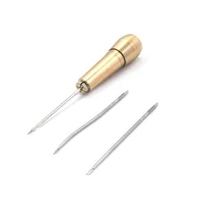 Leather Craft Sewing Supplies Straight and Curved Hook Needle Awl Canvas Leather Sewing Shoes Repair Tool Sets - Kingswick Technology Group Limited - China