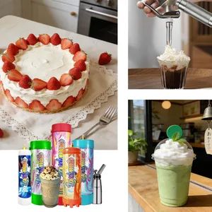 N2o Gas Cream Charger 2000g 3.3L Gas Cylinder Dessert Tools Kitchenware - Wuhu Lovelymate Gas Co., Ltd. - China
