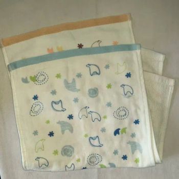 T316 Small Classic Square Scarf Handkerchief 100% Cotton Thick Cotton Face Towels - Con-Star (Tianjin) International Trading Ltd. - China