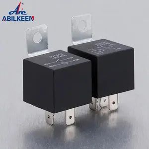 Hot Selling Waterproof Sealed IP65 12V 40A Mini Car Electronic Relay with 4 Pin Silver Alloy Solder Terminals - YUEQING AIBEIKEN ELECTRIC CO., LTD. - China