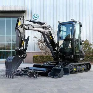 Free Shipping 3.5 Ton 2 Ton CE EPA Kubota Engine Farm Cabin Mini Digger Small Bigger Hydraulic Crawler Mini Excavator 2.5 Ton for Sale - Shandong Infront Machinery Co., Ltd - China