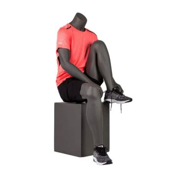 Mannequins with Shoulders Sitting Mannequin Black Full Body MOQ 5PCS Type Male Gender Men Style Sitting Market Global Trademark - Quanzhou Hexing Display Products Co., Ltd. - China