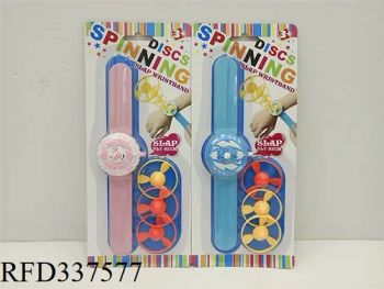 Flying Saucer Watch Toy Spinning Top Plastic Gyro Small Wristband - RUNFENDDA INDUSTRIAL CO., LIMITED - China