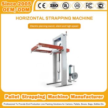 Best Price Support Customized Automatic PP Belt Case Carton Box Electric Bundle Top Push Pallet/Horizontal Stretch Strapping Machine - Elite Machinery Group Co., Ltd - China