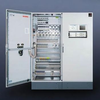 Control Panel Cabinet Material Mild Steel Mount Type Floor Mounted Cable Entry Type Top Entry Surface Finish Paint - Trident Gemini - India