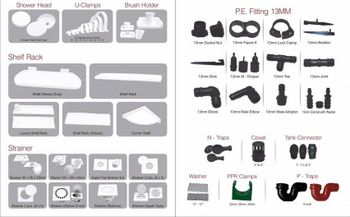 Plastic Bathroom Accessories Set, Toilet Seat Cover, Bathroom Mirrors & Cleaning Mop Head - Yaqiq Plastic Industry - Pakistan