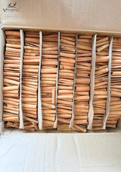 Stick cinnamon 3-5 inches, 0,2% max admixture, moisture 12.5% max, ETO, SO2 free, 95% roll rate - Vinapro - Vietnam
