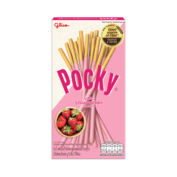 Pocky Strawberry Flavor Stick Snacks 43g Dairy Snacks 120 Boxes Per Carton From Thailand Wholesales Biscuits - MAHAKOON TRADING 789 CO.,LTD. - Thailand