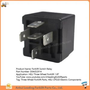 Heli Genuine Three Wheel Forklift Switch Relay D04jd2914 Cpd20 Electric Components - Anhui Leading Forklift Parts Co., Ltd. - China