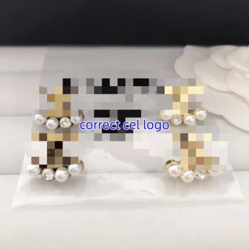 Alloy Pearl Crystal Stud Earrings Female Simple Youth 15D SD-705 - Yiwu Saidong Jewelry Co., Ltd. - China