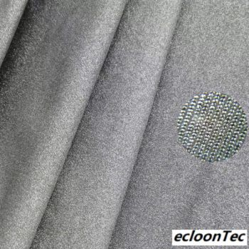 Silver Fiber Conductive Breathable Anti-Bacteria Elastic Electromagnetic Shielding Radiation-Proof Antimicrobial Breathable Anti-Odor Smooth Soft Spandex Fabric - Qingdao Ecloon Technology Co., Ltd. - China