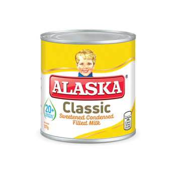 Alaska Classic 377g Sweetened Condensed Filled Milk Available for Export  We supply Alaska Classic 377g Sweetened Condensed Filled Milk with rich taste, smooth texture, and consistent quality. Suitable for distributors, wholesalers, supermarkets, and food service businesses seeking reliable bulk supply - FK GLOBAL TRADING - Netherlands