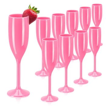 Factory Custom Colored Plastic Champagne Flutes Wine Plastic Glass Goblet for Events Party - Suzhou TopRising International Trade Co., Ltd - China