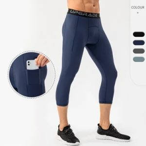 Mens Gym Leggings Workout Sports Wear Running Tights Compression Fitness Yoga Wear Pants - Dongguan Wintofree Athletic Sports Co,Ltd. - China