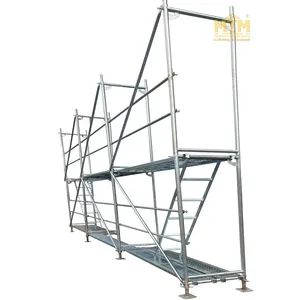 Hot Galvanized Construction Layher Facade Scaffolding Frame Type Mobile Origin China Trademark mtm Usage Outdoor HS Code - MTM BUILDING MATERIALS CO., LTD. - China