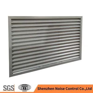 Waterproof and Drainage Louver Which Can Effectively Prevent Rainwater From Entering Indoors and Quickly Drainwater - Shenzhen Noise Control Co.,Ltd - China