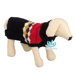 Acrylic Red Winter Cat Sweater Coat Embroidered Sequin - Taizhou Yika Knitting Factory - China