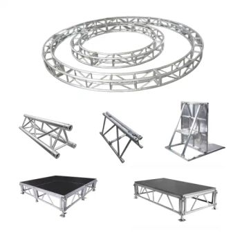 Curved Aluminum Roof Truss Systems for Outdoor Stages. - Foshan Zhongheng Performing Arts Equipment Co. Ltd. - China