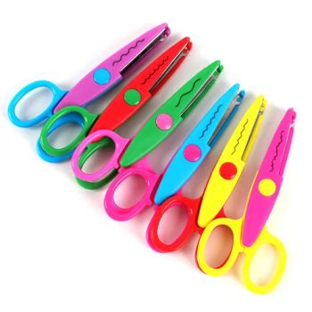5 Inches Promotional Plastic Kids Design Safety Creative Crafts Scissor - Ningbo Brt Imp. &Exp. Co., Ltd. - China