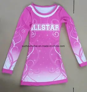 Sublimation Printing Dress, Sublimation Cheerleading Uniforms, Sublimation Long Sleeve Top - Suzhou Huihai Sports Goods & Dress Co., Ltd. - China