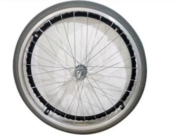 24 Inches PU Ruber Wheelchair Parts Spare Parts Pneumatic Tyre for Wheelchair - Shanghai Brother Medical Manufacturer Co., Ltd. - China