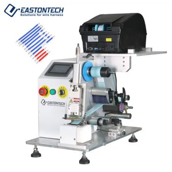 Eastontech Ew-7710+P Automatic Wire Labeling Machine with Printing Self-Adhesive Labels Self-Adhesive Films Electronic Supervision Codes - Wenzhou East World Automation Equipment Co., Ltd. - China