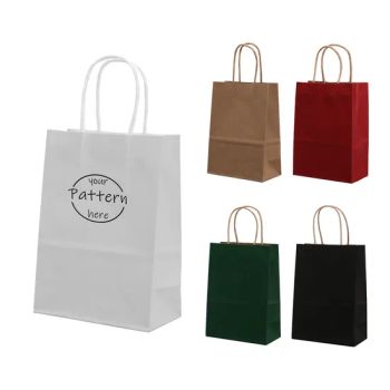 High-End Recyclable Kraft Paper Bags Customized Handles Packaging Shopping Bag for Gift Kraft Paper Tote Shopping Bag - Nanchang Qianti Packaging Co., Ltd - China