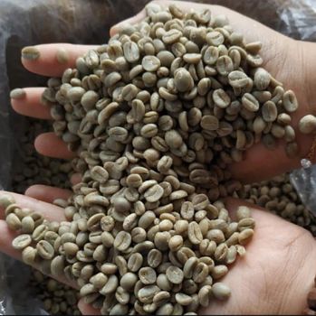 arabica and robusta green beans – product photo, product card